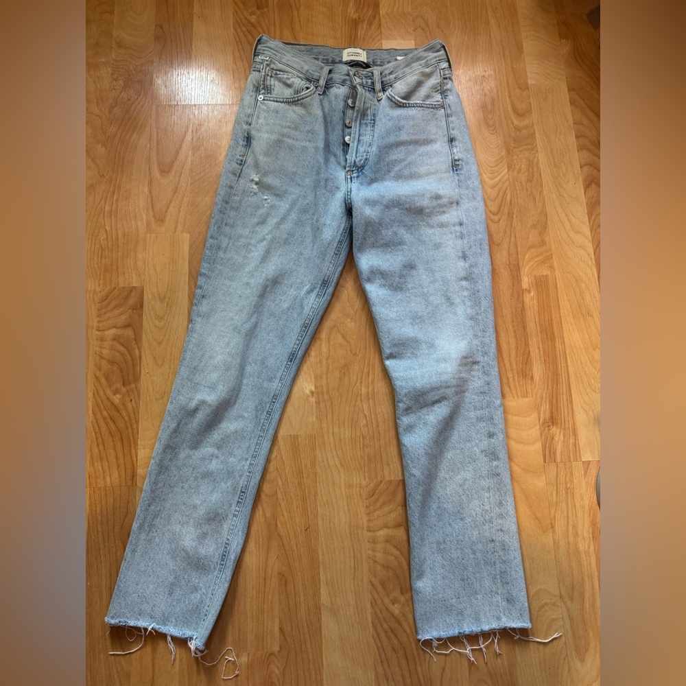 Citizens Of Humanity Charlotte Crop Light Wash Jeans
